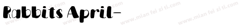 Rabbits April字体转换